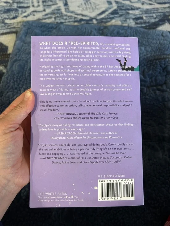 Fifty First Dates After Fifty by Carolyn Lee Arnold - Lavender Memoir - Picture 6 of 7